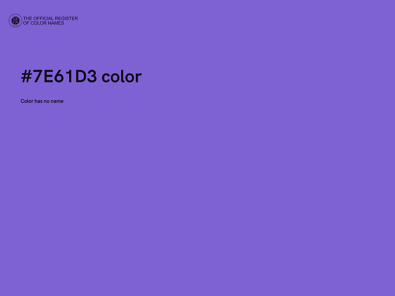#7E61D3 color image