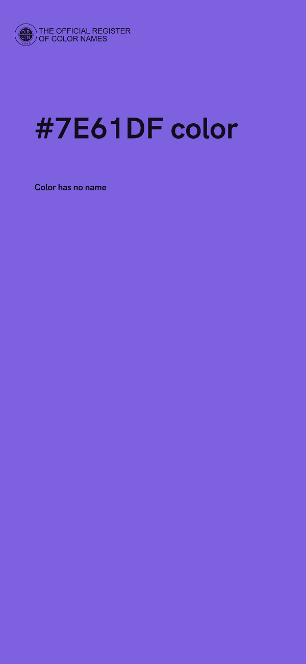 #7E61DF color image