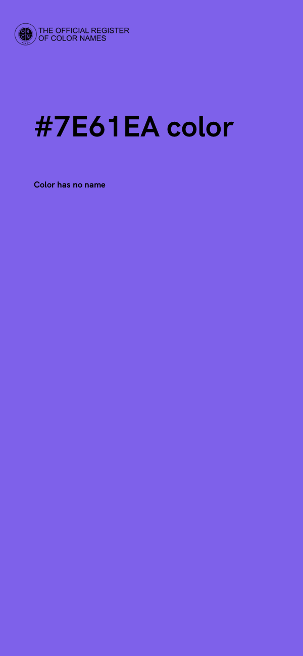 #7E61EA color image