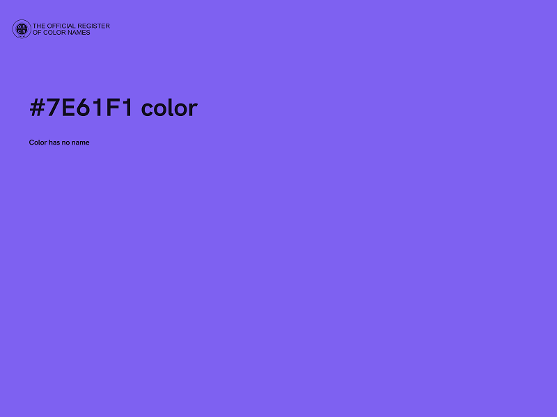 #7E61F1 color image