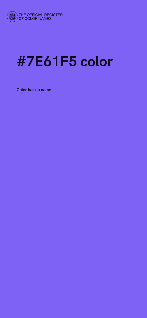 #7E61F5 color image