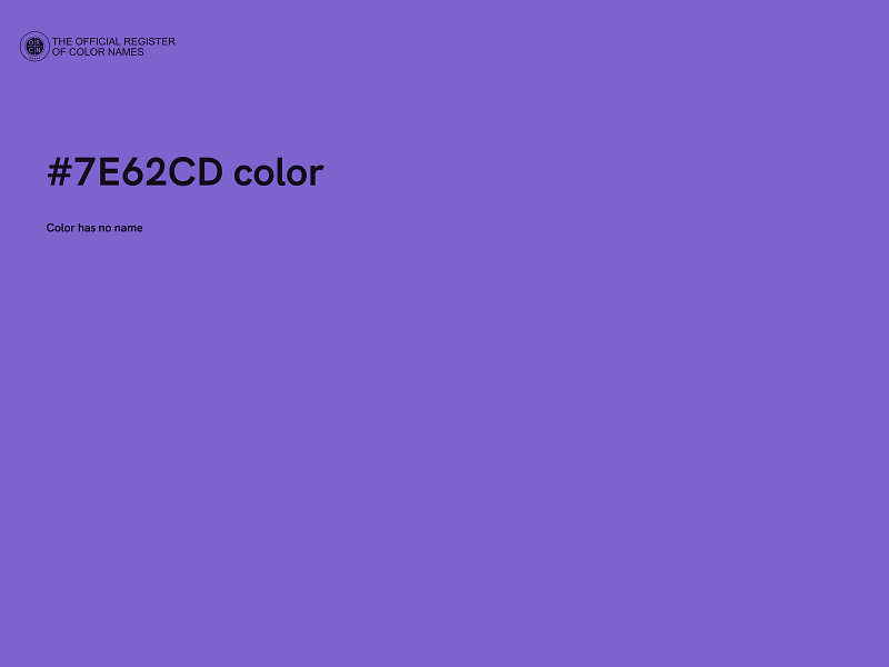 #7E62CD color image
