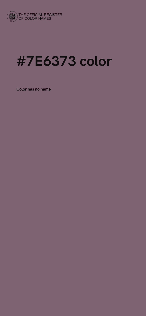 #7E6373 color image
