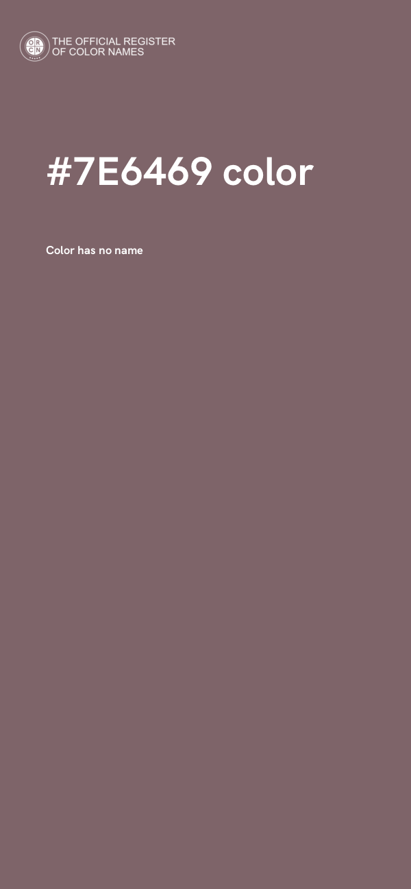 #7E6469 color image