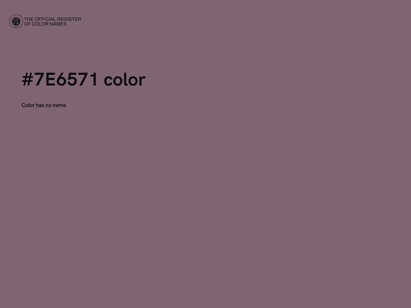 #7E6571 color image