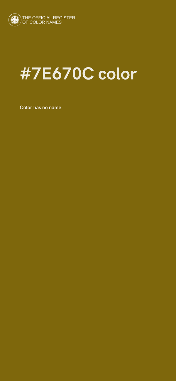 #7E670C color image