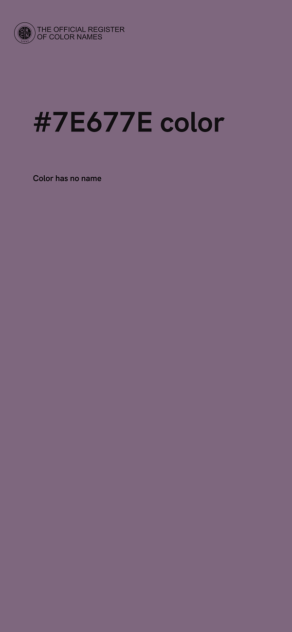 #7E677E color image