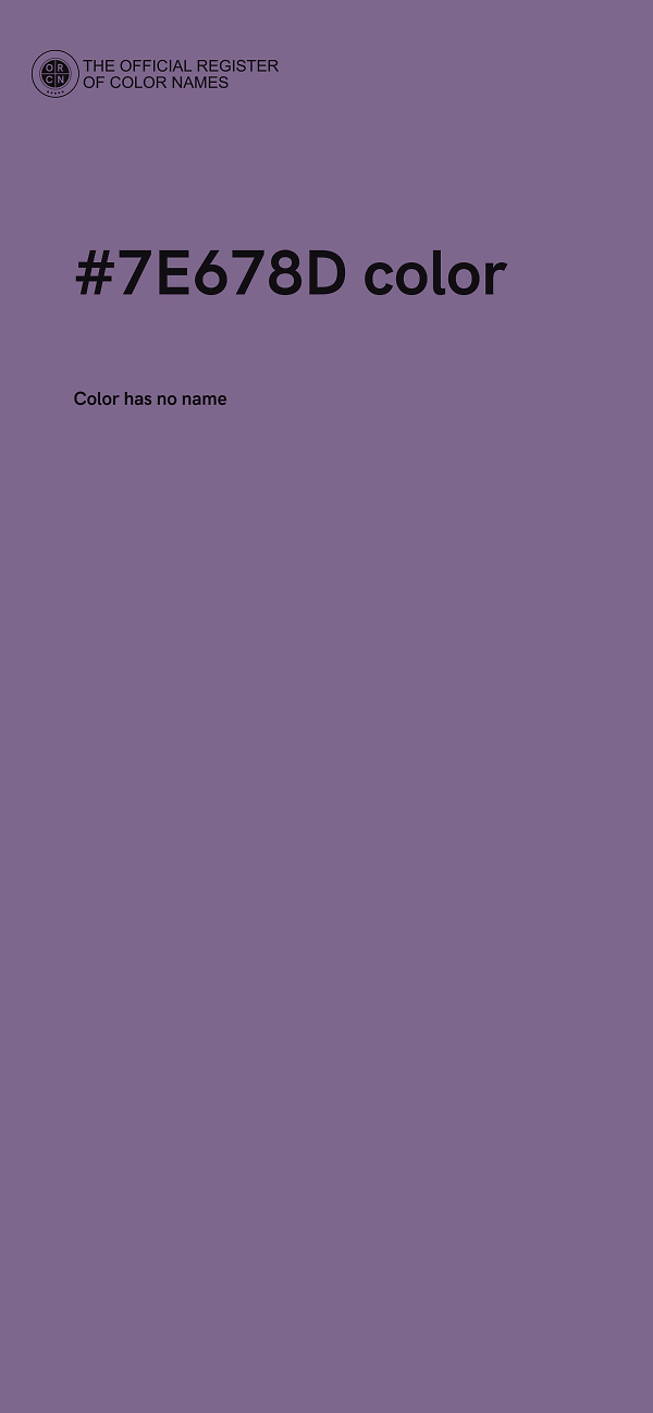 #7E678D color image