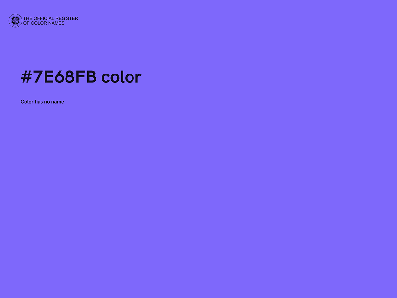 #7E68FB color image