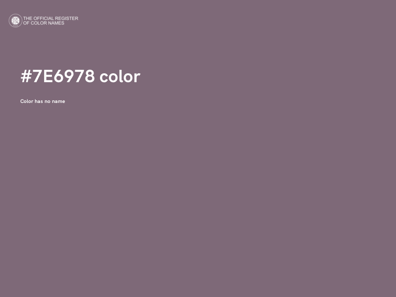 #7E6978 color image