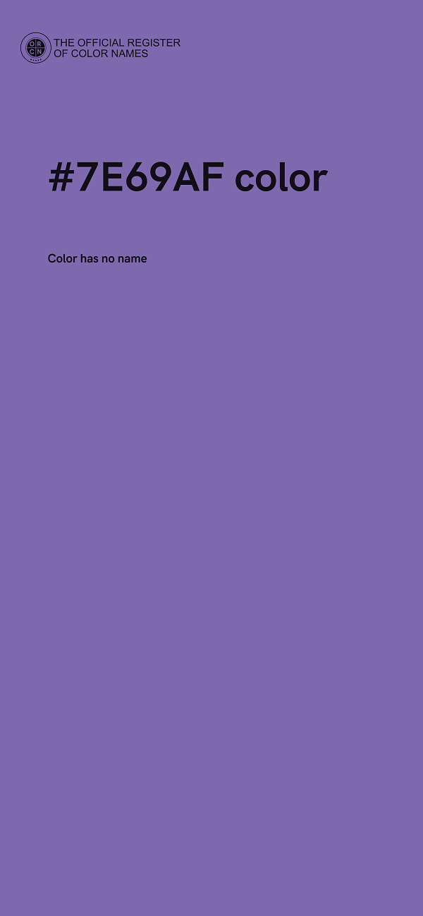 #7E69AF color image