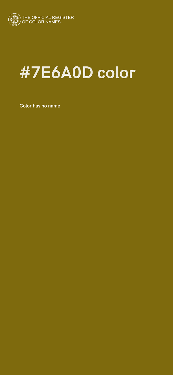 #7E6A0D color image
