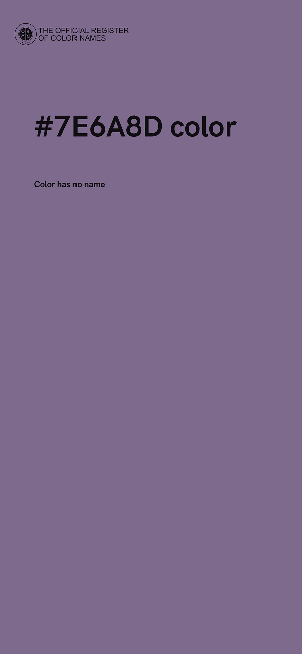 #7E6A8D color image