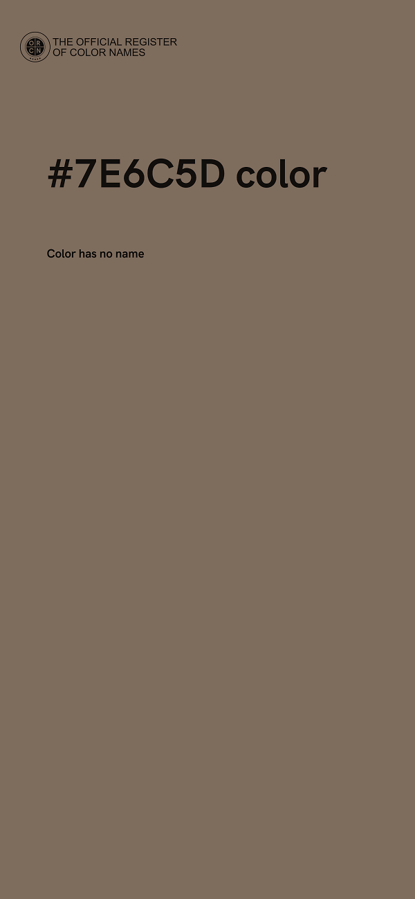 #7E6C5D color image