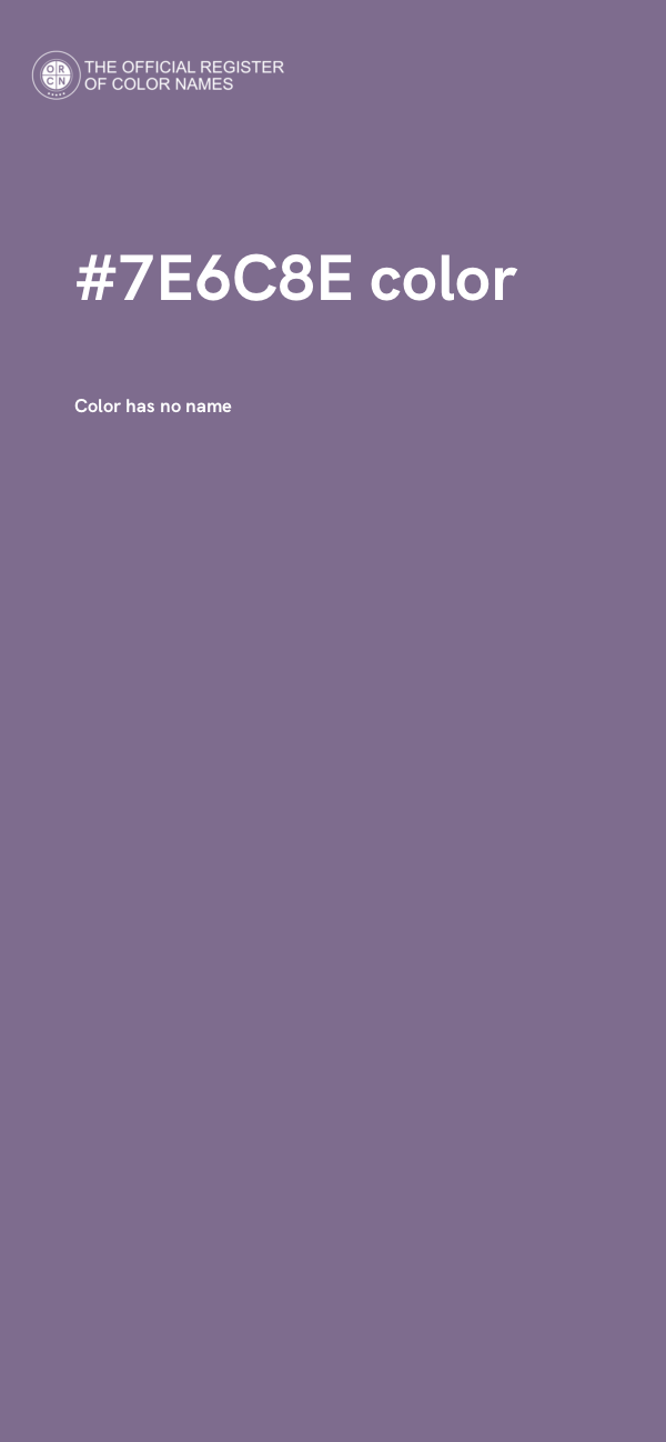 #7E6C8E color image
