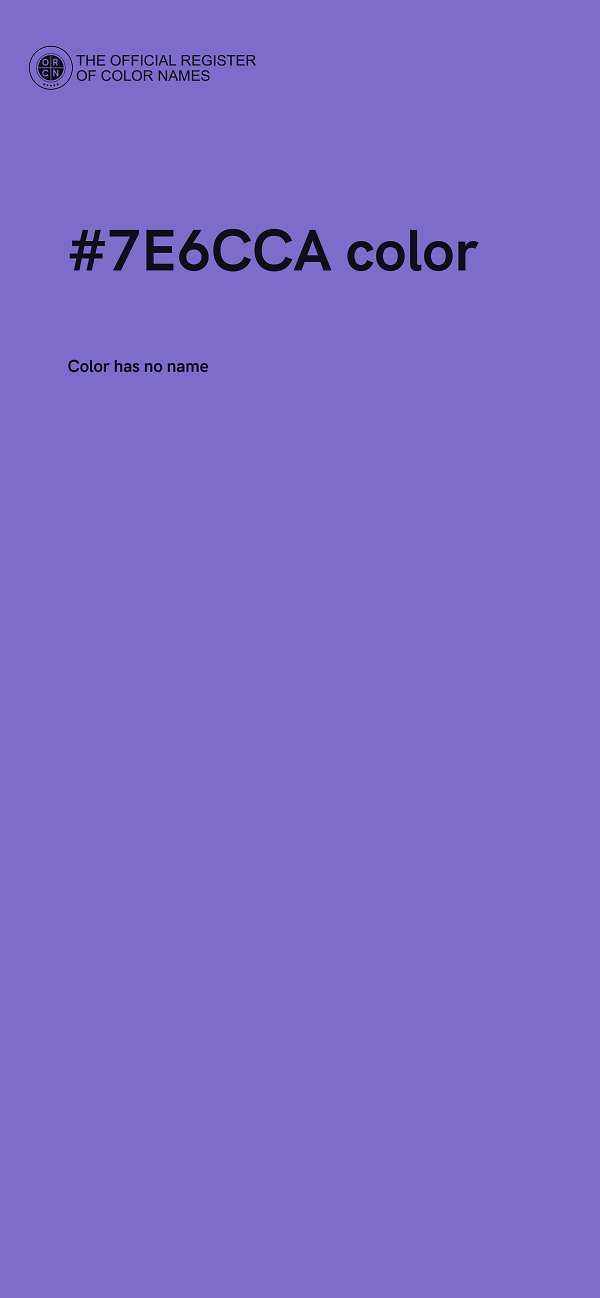#7E6CCA color image