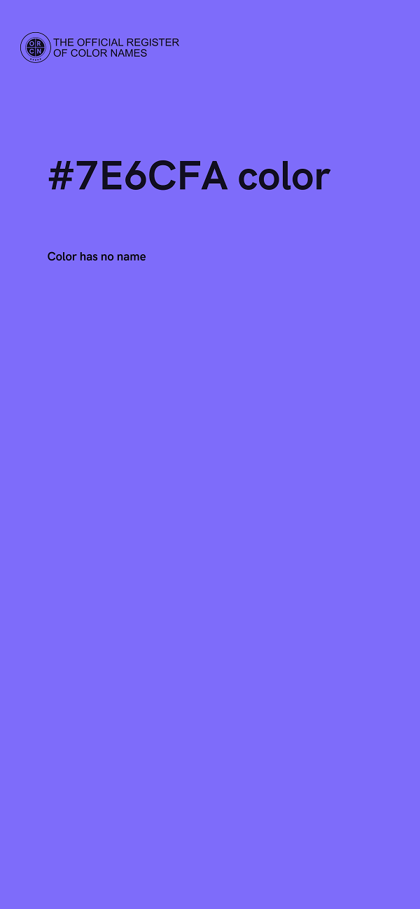 #7E6CFA color image