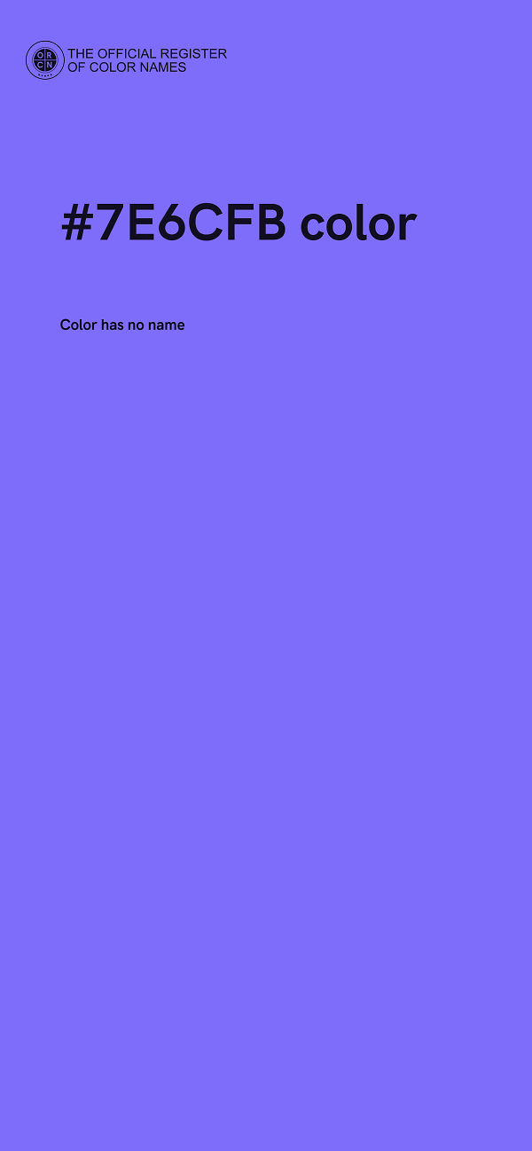 #7E6CFB color image