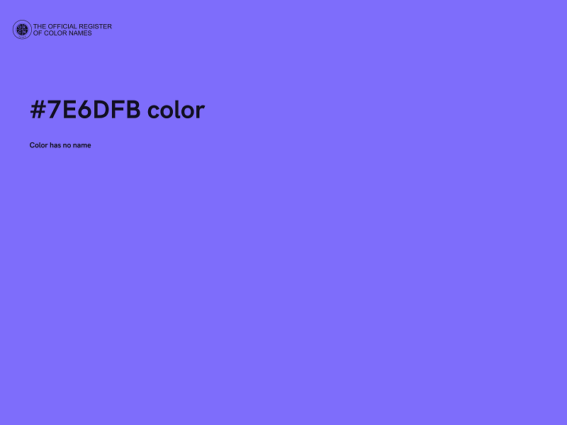 #7E6DFB color image