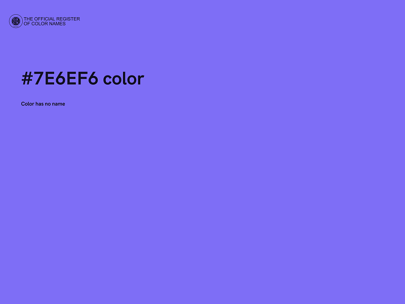 #7E6EF6 color image