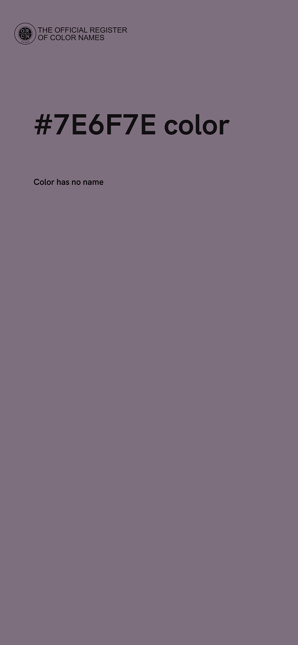 #7E6F7E color image