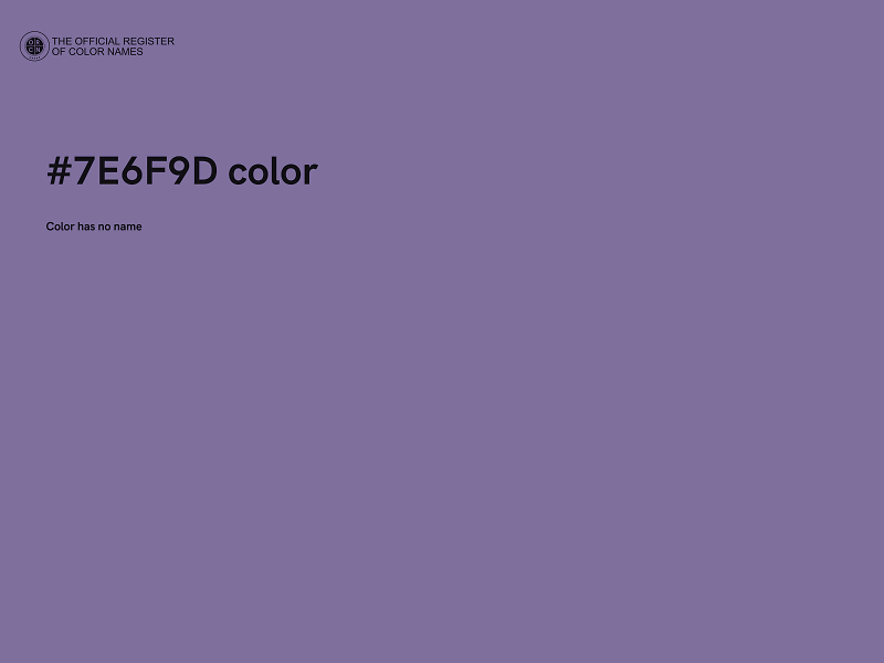 #7E6F9D color image