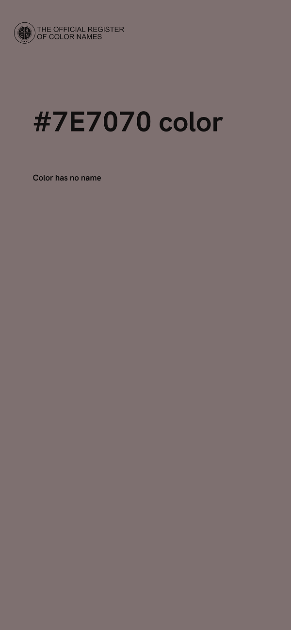 #7E7070 color image