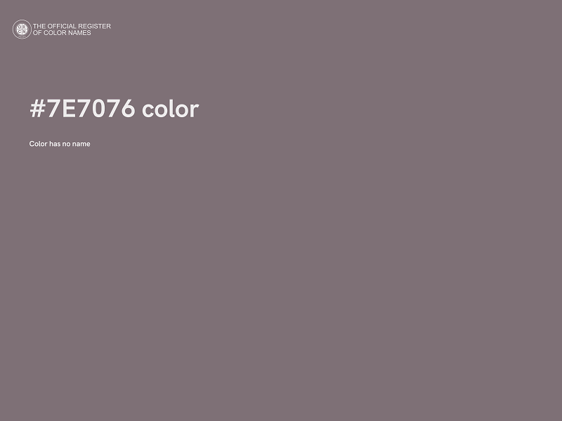#7E7076 color image
