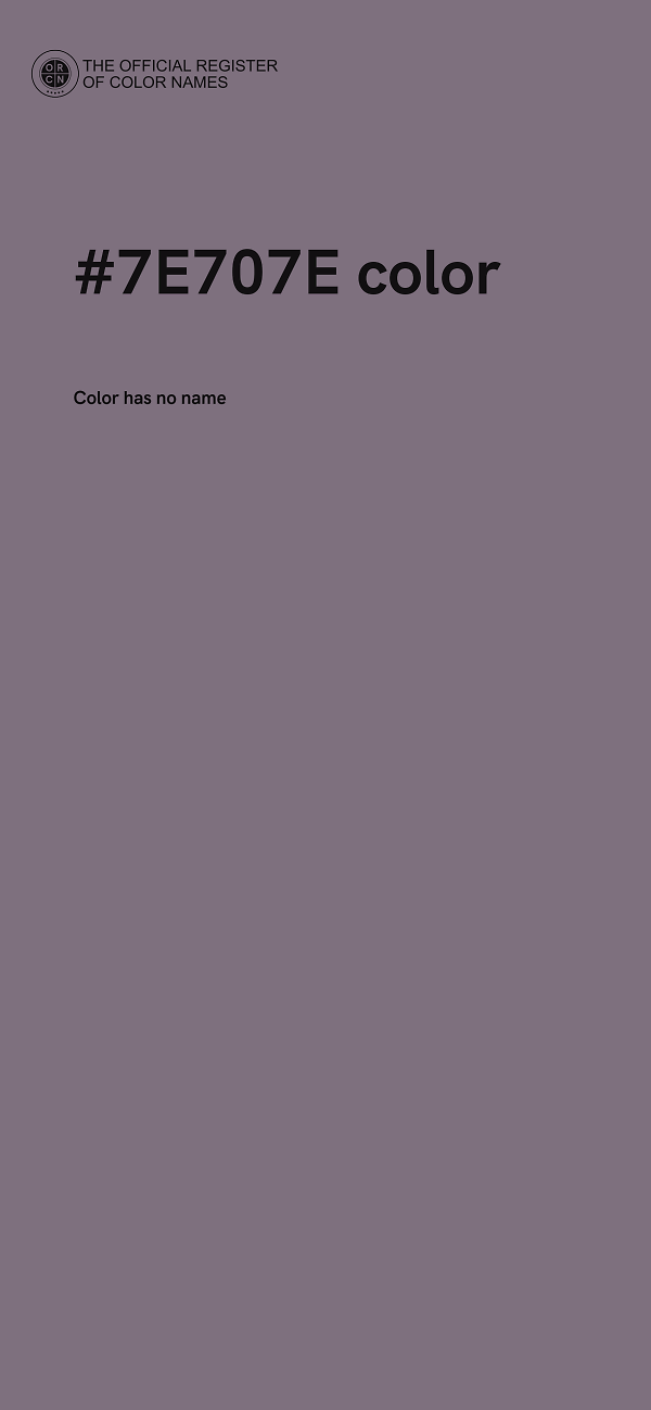 #7E707E color image