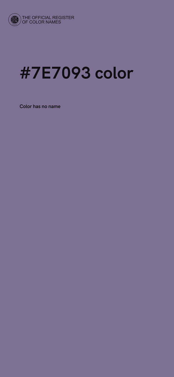 #7E7093 color image