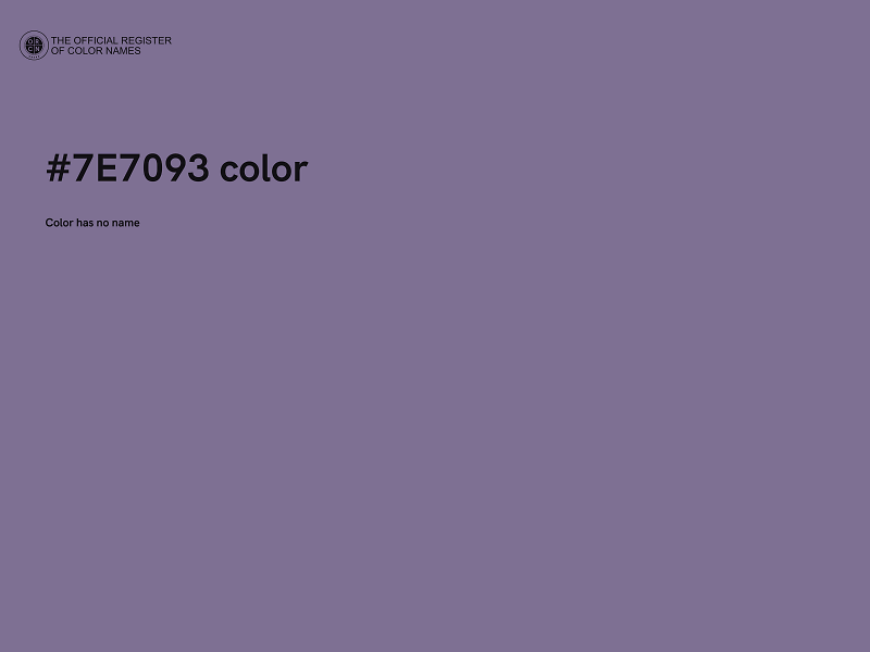 #7E7093 color image