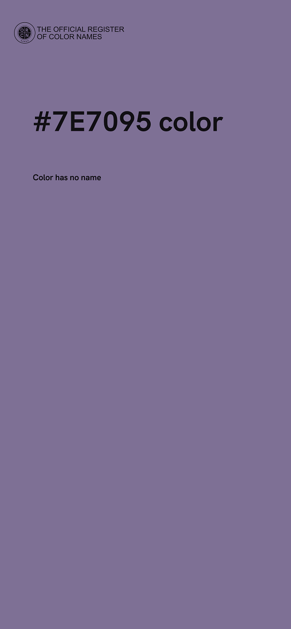 #7E7095 color image