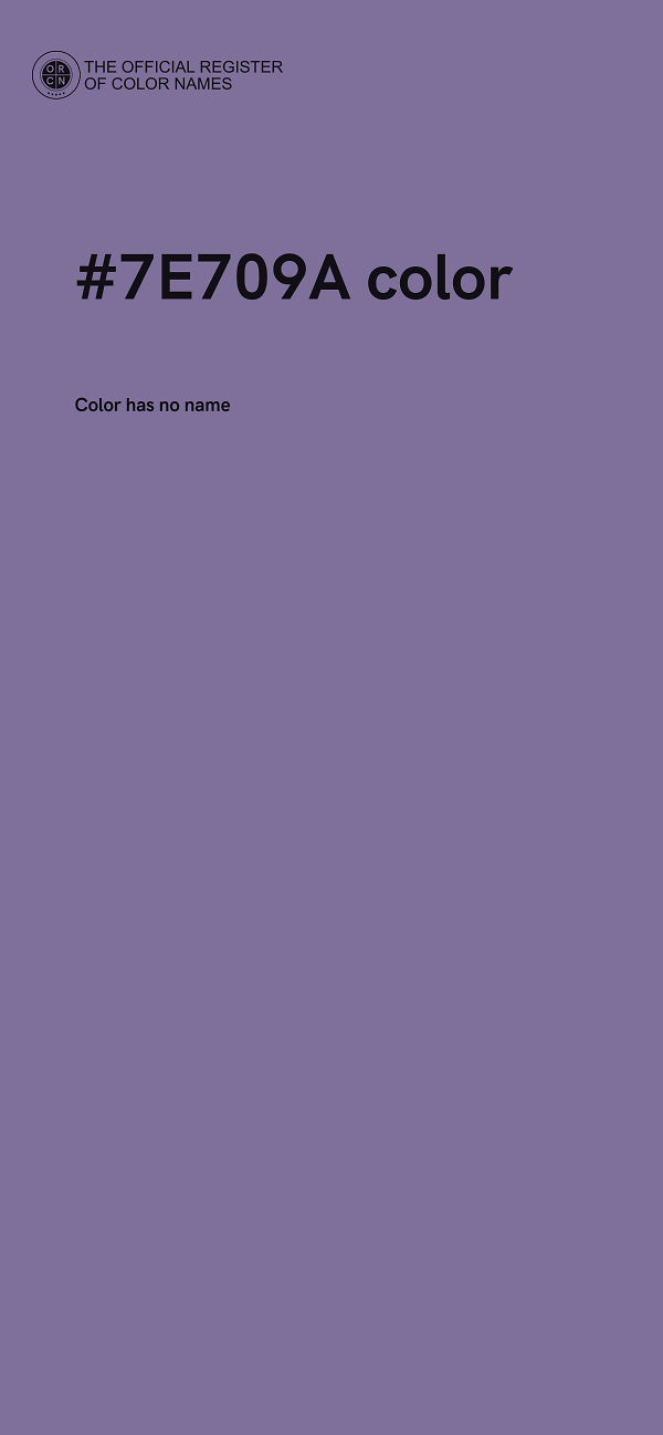 #7E709A color image