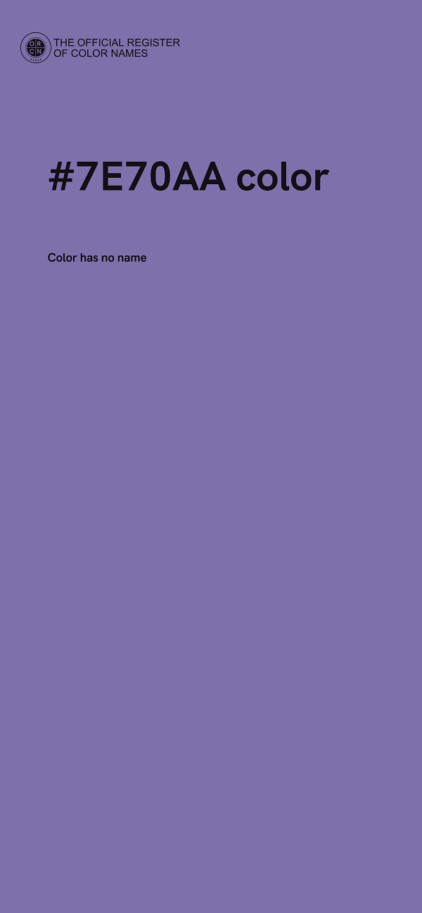 #7E70AA color image