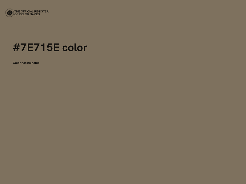 #7E715E color image