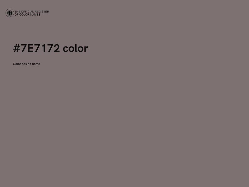 #7E7172 color image