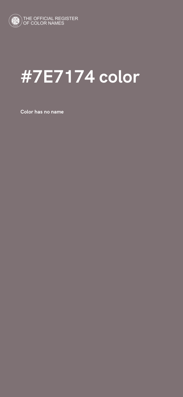 #7E7174 color image