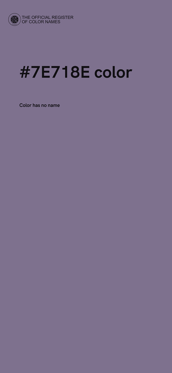 #7E718E color image