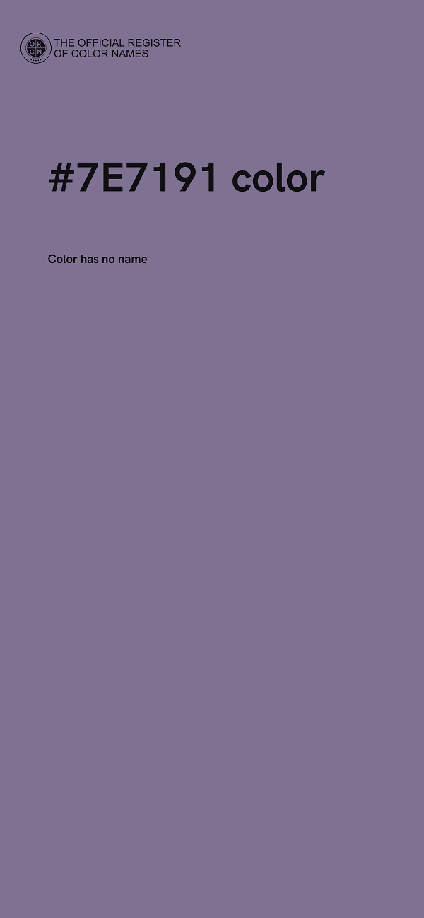 #7E7191 color image