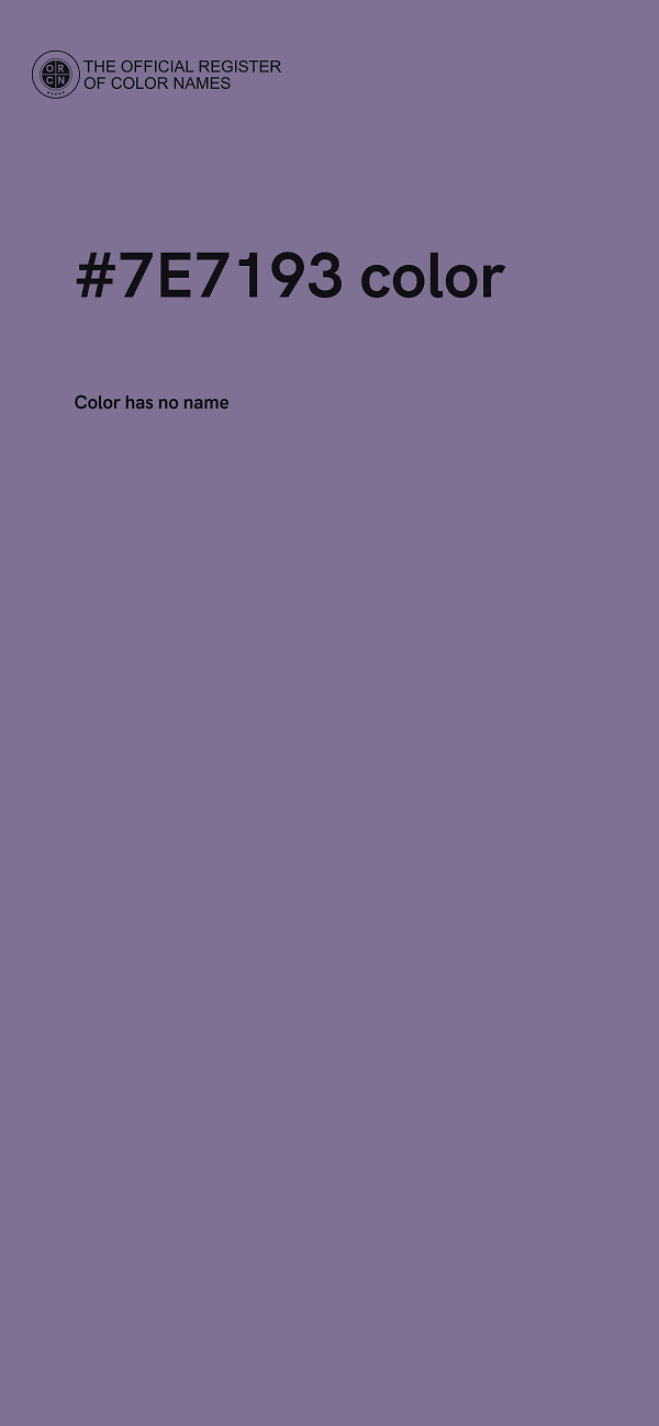 #7E7193 color image