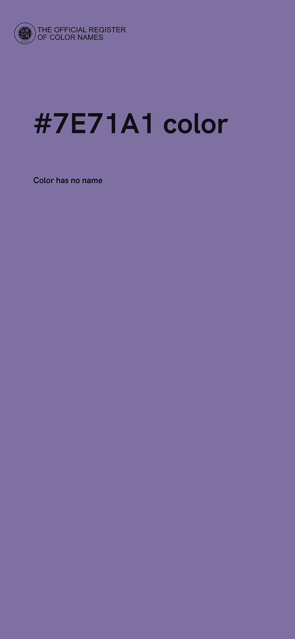 #7E71A1 color image