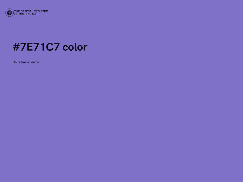 #7E71C7 color image