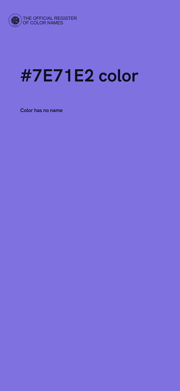 #7E71E2 color image