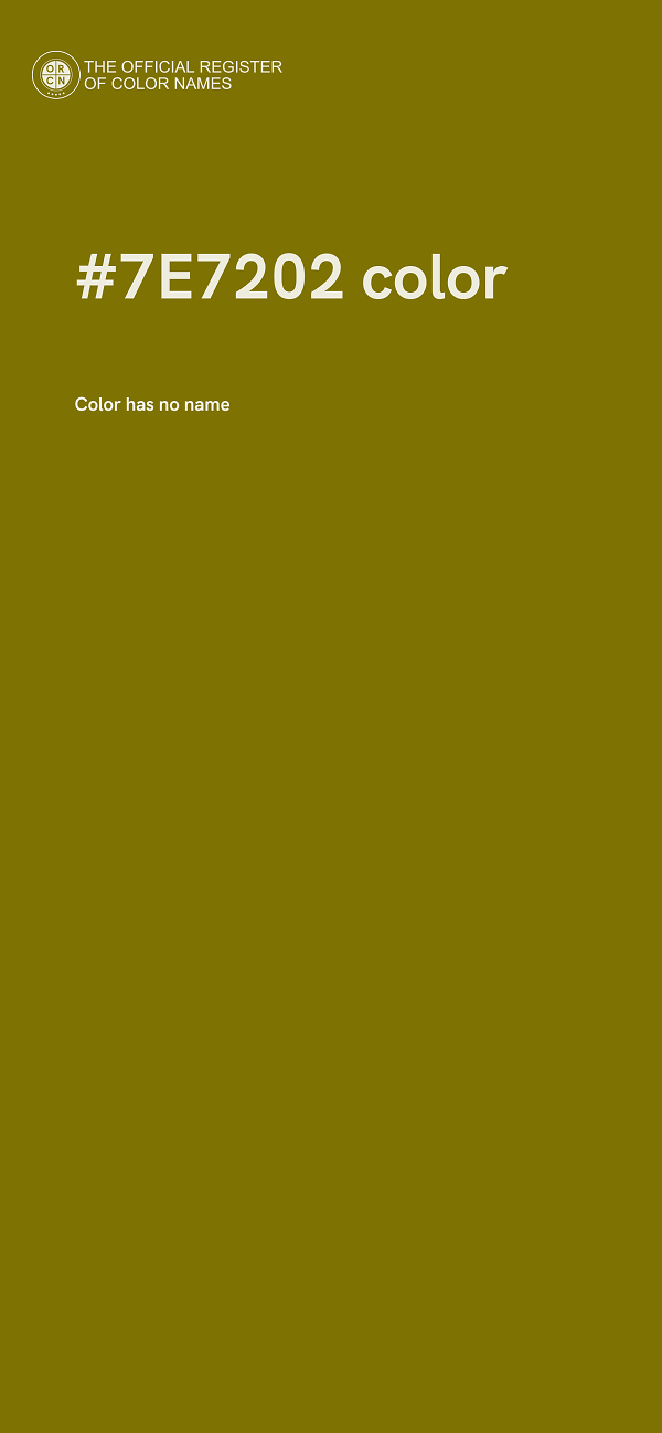 #7E7202 color image