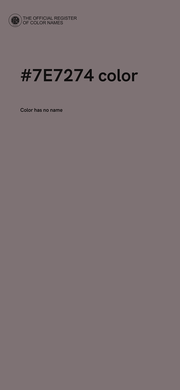 #7E7274 color image