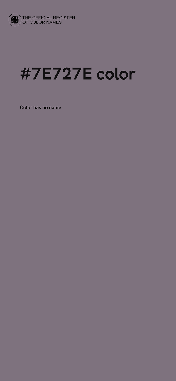 #7E727E color image