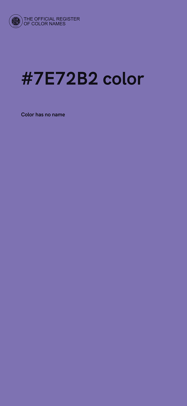 #7E72B2 color image