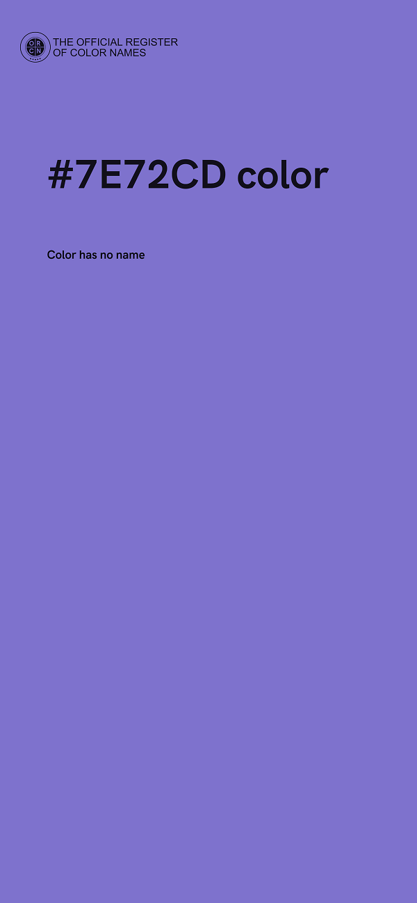 #7E72CD color image