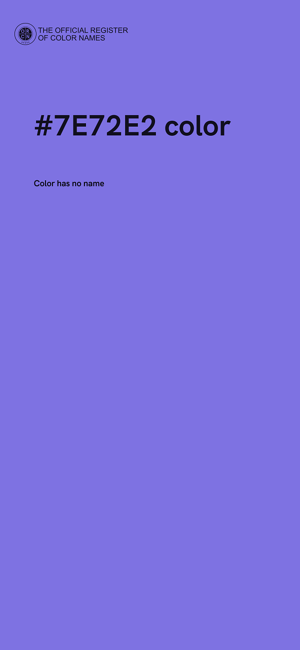 #7E72E2 color image