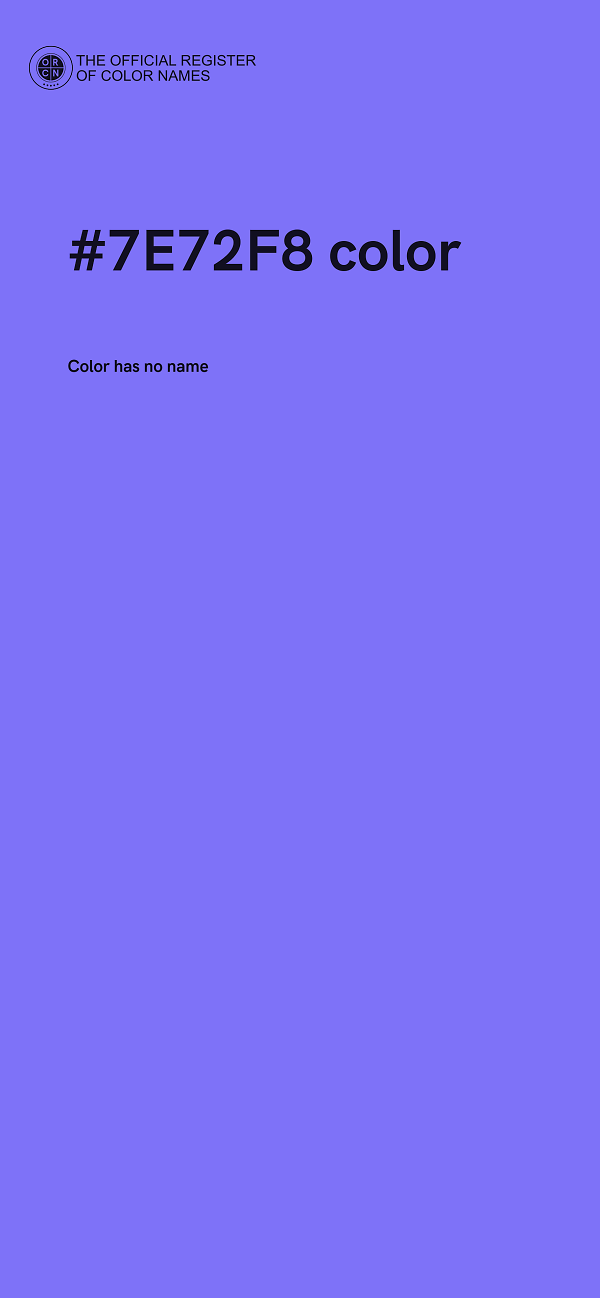 #7E72F8 color image